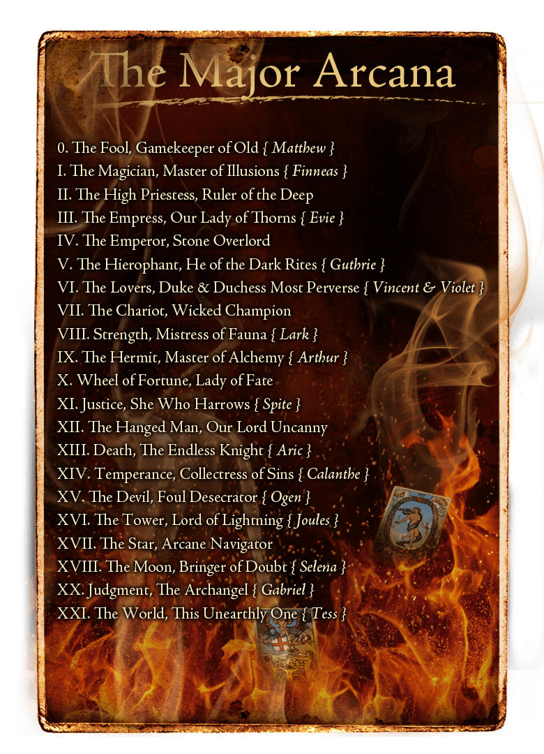 Kresley Cole The Arcana Chronicles Major arcana